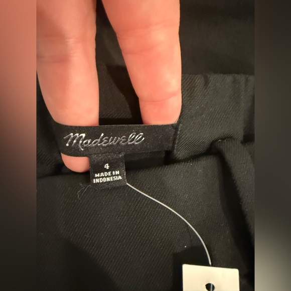 Madewell| Slouchy Straight Pants in Brushed Twill - Picture 3 of 5